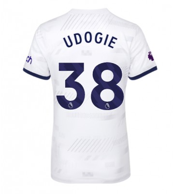Tottenham Hotspur Destiny Udogie #38 Hemmatröja Dam 2023-24 Kortärmad